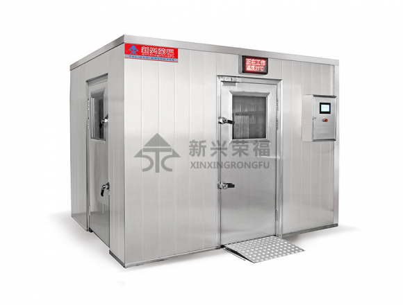 中央廚房餐具消毒神器，新興榮福熱風(fēng)循環(huán)消毒存儲(chǔ)庫